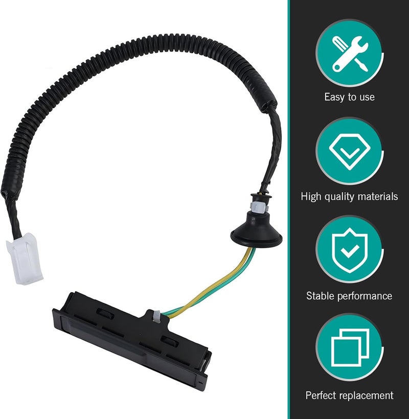 Zikefest 25380-3JA0B Hatch Button Trunk Latch, Liftgate Trunk Release Button, Liftgate Switch, Compatible with Nissan Pathfinder 2013-2020, Rear Liftgate Tailgate Trunk Open Release Switch Button - Image 4